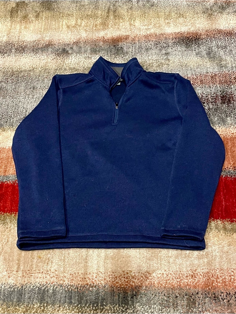 Eddie Bauer Navy Blue Kids Half-Zip Fleece Pullover